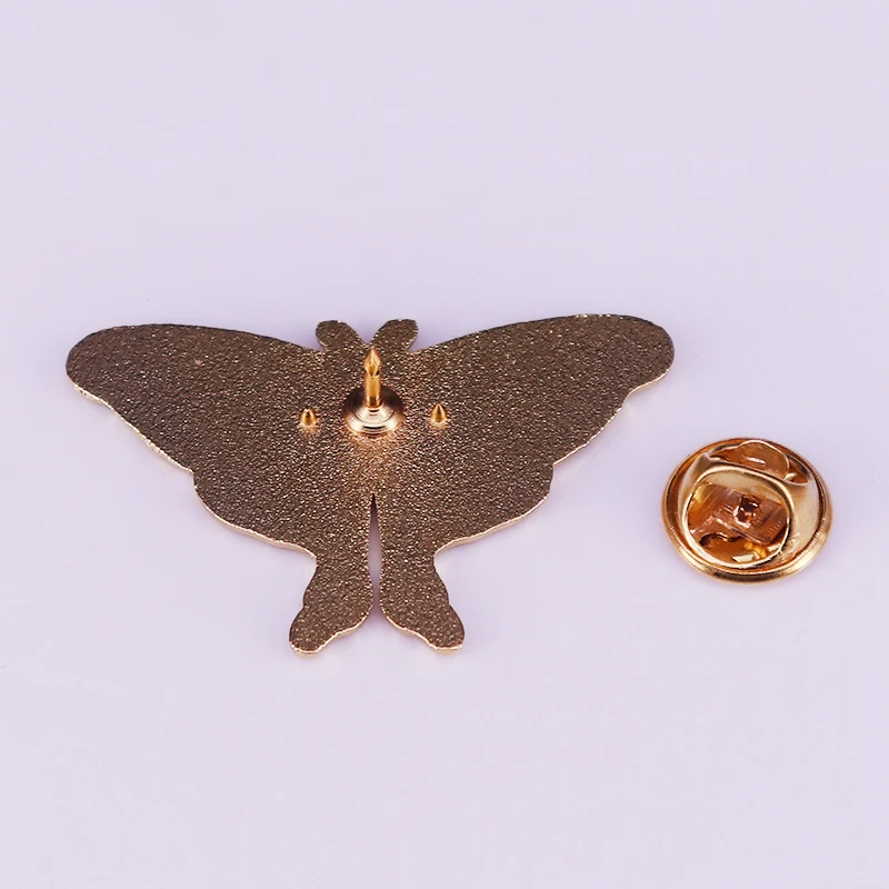 Luna moth lapel pin are supposed to signify rebirth and new beginnings, and to see one is considered lucky. 