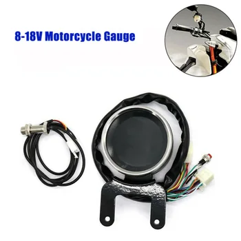 

8-18V Motorcycle LCD Display Odometer Speedometer Tachometer Meter Gauge Parts