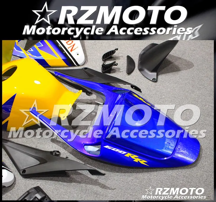 4 подарки ABS мотоцикл полный обтекатель комплект подходит для CBR600RR F5 2005 2006 05 06 cbr600 600RR тела набор желтый синий