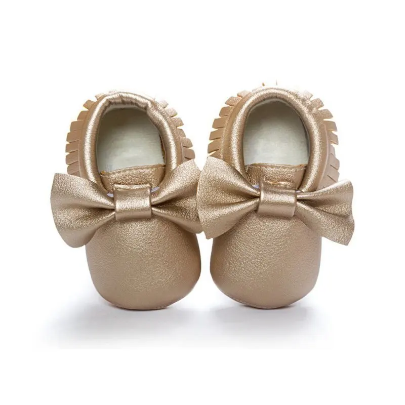 Водонепроницаемая детская обувь с бахромой из искусственной кожи; модные мокасины с кисточками для новорожденных; мягкая обувь для малышей; обувь для начинающих ходить; 18 цветов - Цвет: G