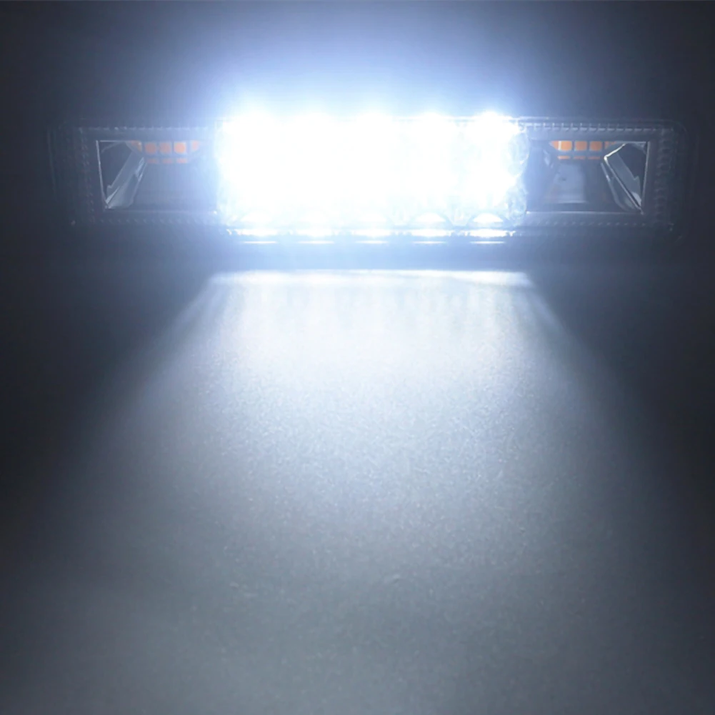 48W Strobe Flash Work Light Led Light Bar For Offroad Atv Jeep Suv Moto G3L2
