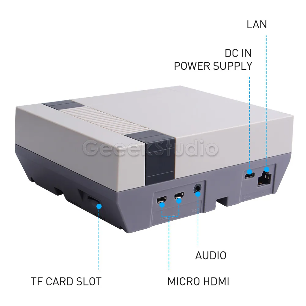 В наличии! Чехол NESPi 4 для Raspberry Pi чехол SSD внешний блок питания HDMI переключатель
