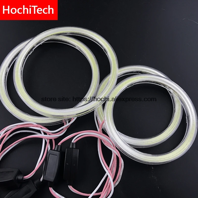 Для hyundai i30 2008 2009 2010 2011 COB Led DRL Дневной свет Белый Halo Cob Led Ангельские глазки кольцо ошибок ультра яркий