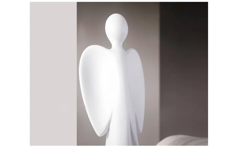 Nordic Abstract Angel Statue Creative Angel Wings Sculpture Ornament Room Desktop Decoration Home Decoration Accessories