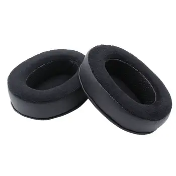 

Memory Foam Earpad - Black PU/Velour - Suitable For Large Over The Ear Headphone