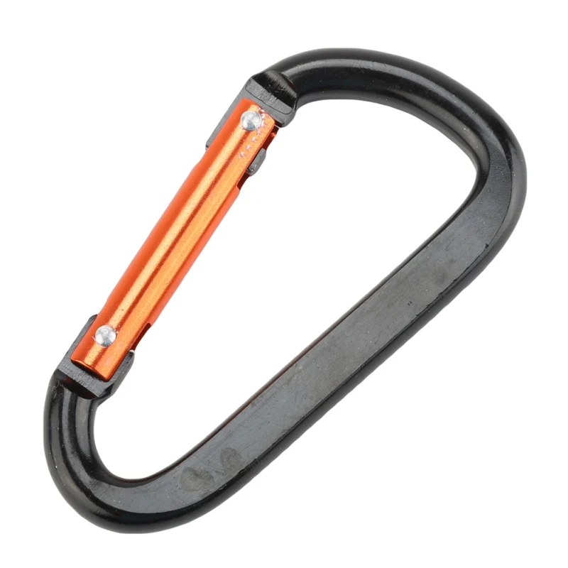 

1 PC Aluminum alloy Outdoor Carabiner Clip Safety Buckle Keychain Balance Carabiner Clasp Outdoor D shaped Hook