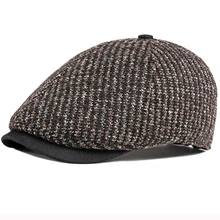 HT2869 береты, новинка, Осень-зима, шапка для мужчин и женщин, 6 панелей, плюща, восьмиугольная, Newsboy, шапка художника, шапка художника, Ретро стиль, вязаная шапка, берет, шапка s