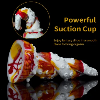 YOCY Silicone Octopus Anal Sex Toy Butt Animal Plug Tentacle Fantasy Dildo Masturbate For Women Men Orgasm Anus Beads 3