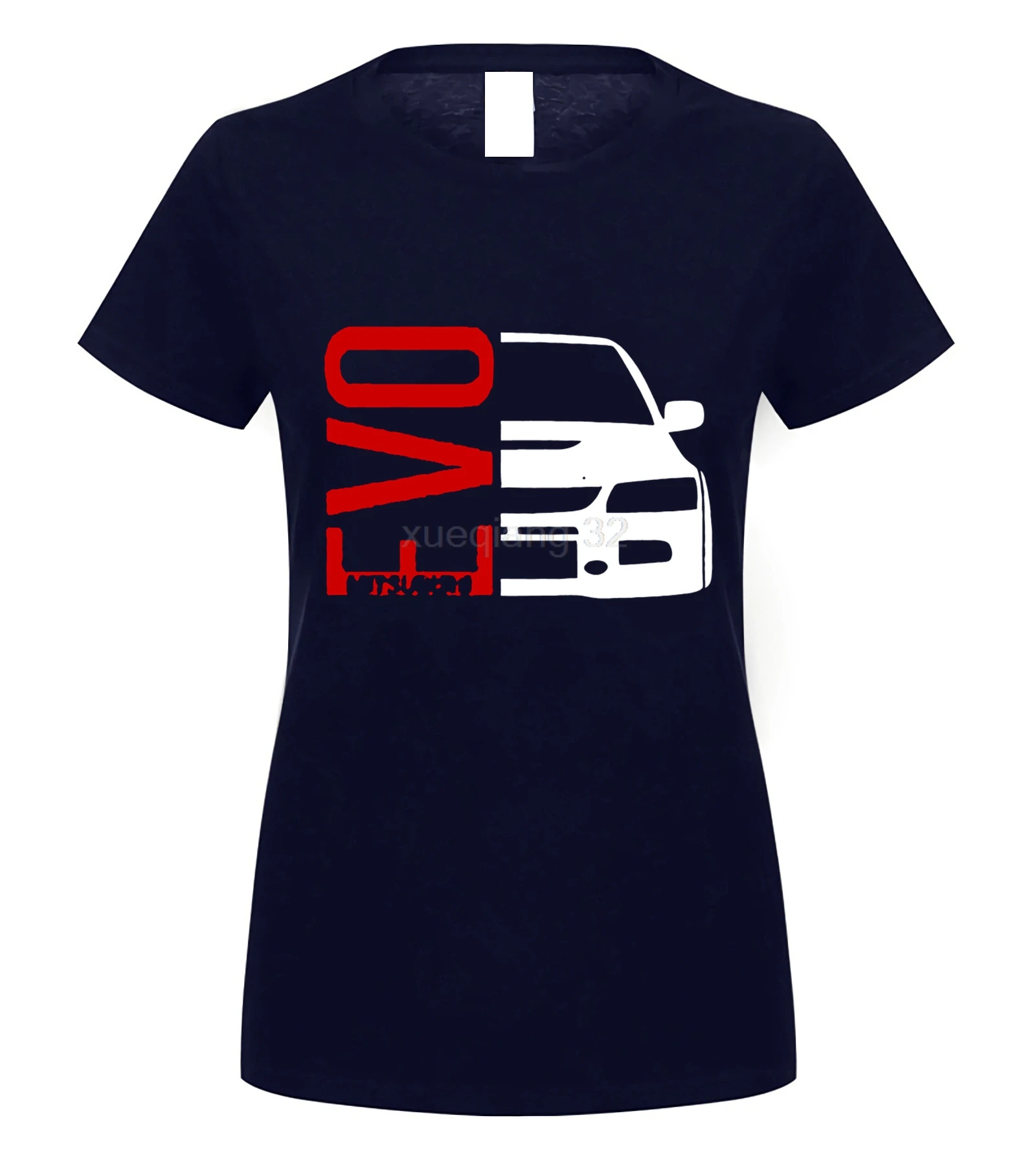 EVO 8 9 VII IX Lancer Evolution футболка - Цвет: women navy