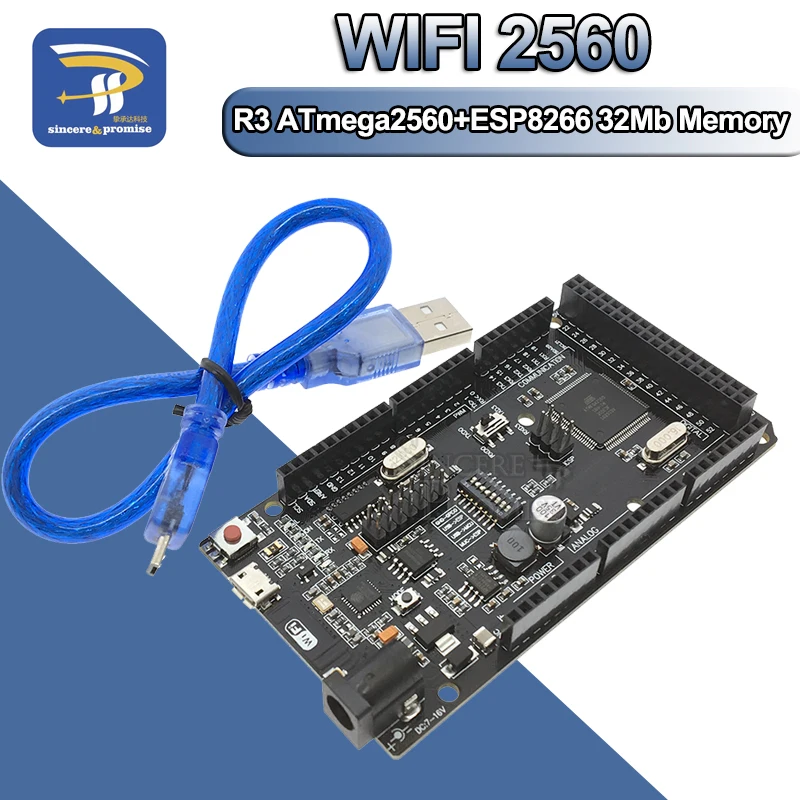 ESP8266 32MB Memory USB-TTL ch340g for IDE WiFi R3 ATmega2560