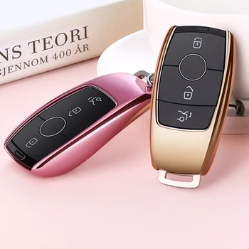 

Super Great Cool Car key Shell case For Mercedes Benz AMG 2016 2017 2018 E Class W213 E200L E260 E300L E320L Car Accessories