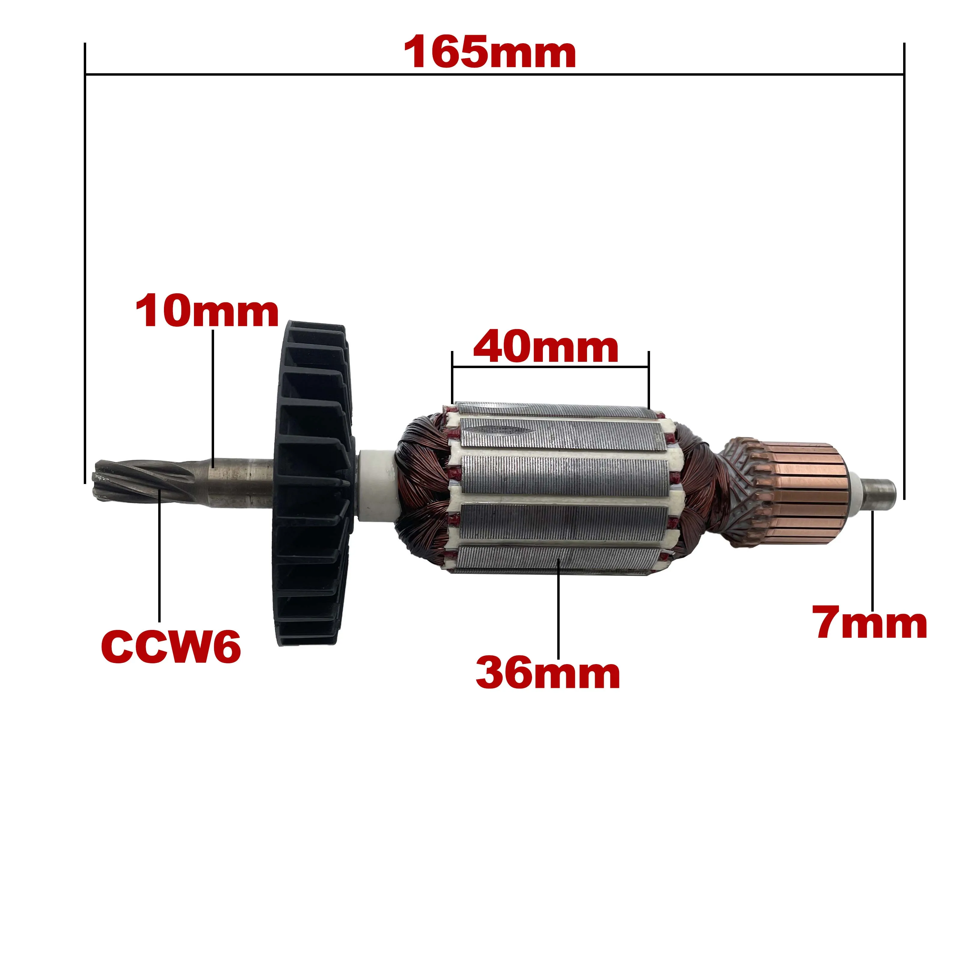 AC 220V 240V HR2460 HR2470 Armature Rotor Stator Field For MAKITA Hammer Drill Spare Parts Rotary Hammer Breaker 518