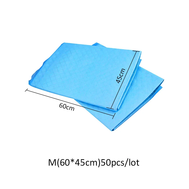 M 50PCS 20/50/100 шт многофункциональная пеленка для животных супер абсорбент мочи учебная площадка антибактериальный дезодорант для домашних животных подгузник для собак чистящее средство - Цвет: M 50PCS