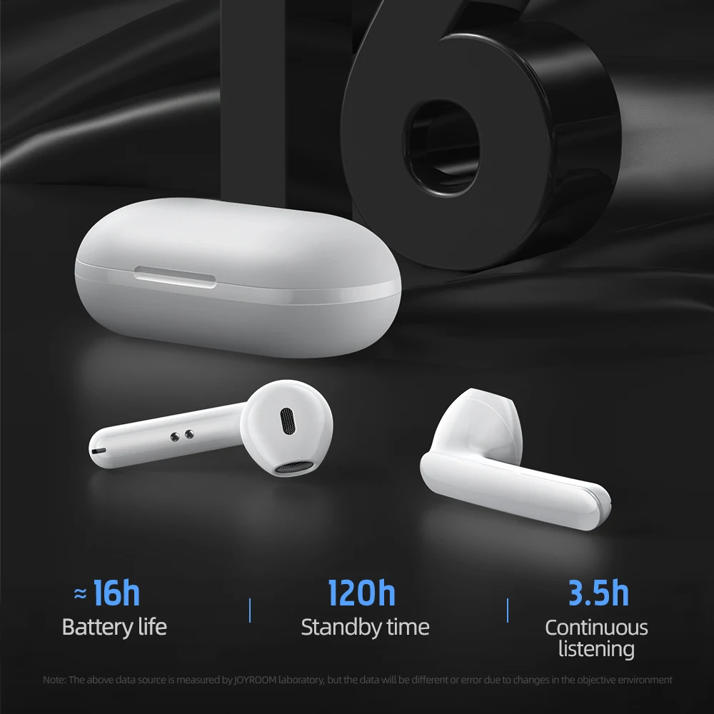 JOYROOM T09 TWS Wireless Bluetooth Earphone 5.0 in Ear True Wireless Earbuds Headset Stereo Bluetooth Earphones W/ Mic For Phone