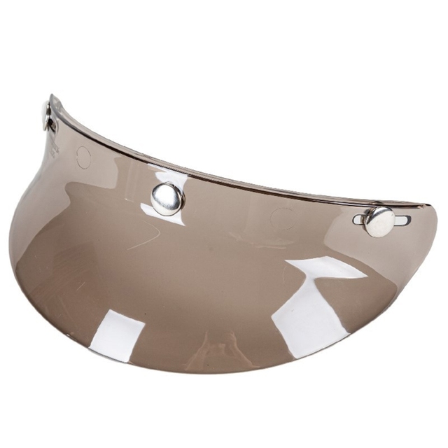 3/4 Open Face Helmet Visor Sun Shade Protector for 3-snap Retro Motorcycle Helmet Accessories