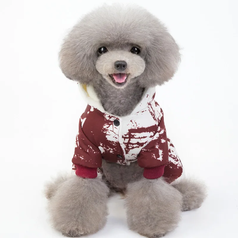 S-2XL, камуфляжная одежда для собак, зимний комбинезон для собаки, одежда для щенков, теплое пальто для собак, Йоркская Померанская зимняя одежда для животных для собак
