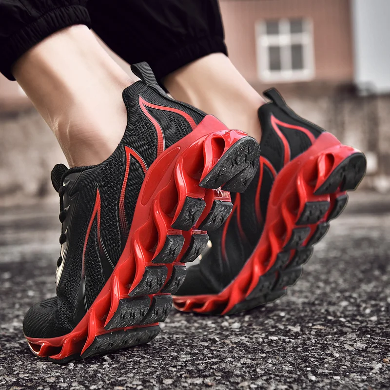 

NIKEZI 2019 New Men's Tenni Blade Point Springblade Fashion Street Casual Running Shoes Red Sox Yeezys Boost Gym Shark Practice