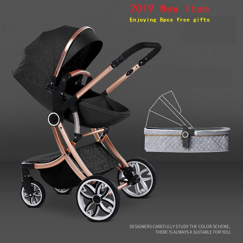 Goods Collection  Bolina Free Shipping Baby Stroller High Landscape Carriage 2019 New2 in 1Pram Similar to Aulon 