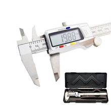 Цифровой штангенциркуль из нержавеющей стали 6 дюймов 0-150 мм измерительный инструмент металлический штангенциркуль микрометр Электронный штангенциркуль