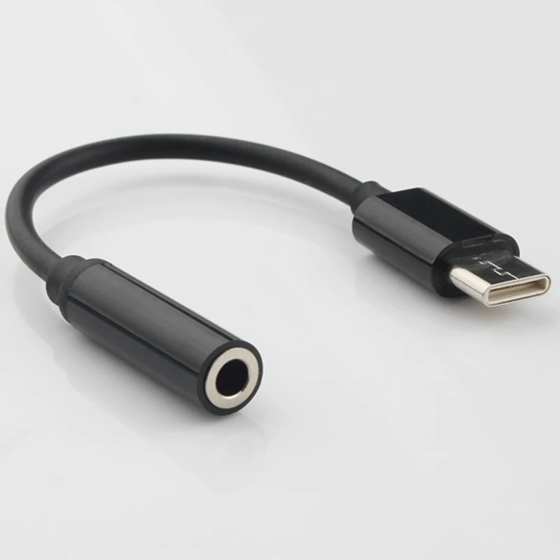 500pcs USB 3 1 Type C 8pin to 3 5mm Aux earphone Headphone Jack Adapter audio cable For android iPhone 8 7 Plus x for samsung