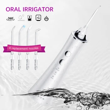 

Water Flosser Professional Cordless Dental Oral Irrigator IPX7 Waterproof 3 Modes Water Flosser Braces & Bridges Care