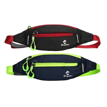 

2pcs Jogging Waist Bag Travel Pocket Key Wallet Pouch Phone Holder Chest Marathon Bag Waterproof Nylon Sports Running Pockets -