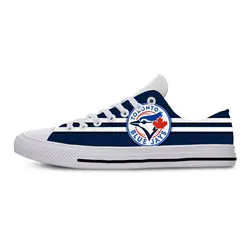 Синие Jays легкая дышащая обувь на плоской подошве Toronto бейсбольные вентиляторы модная Мужская/женская повседневная обувь кроссовки