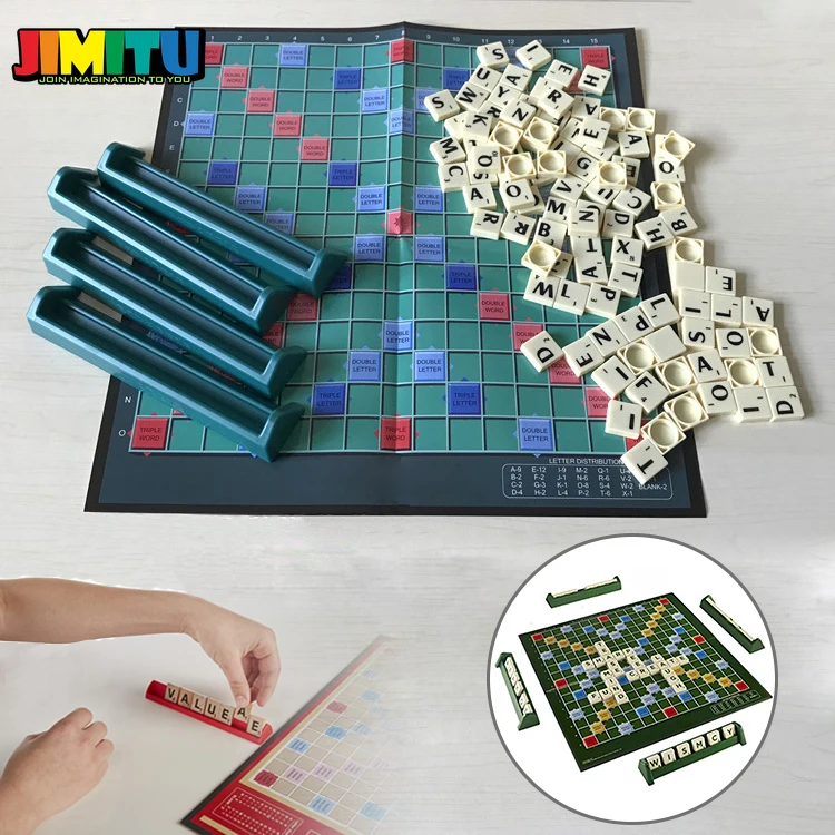 JIMITU английская настольная игра кроссворд орфографическая для детей английские