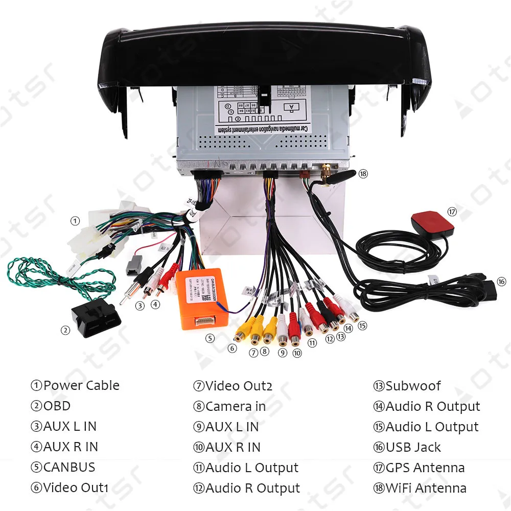 AOTSR Android 8,1 Tesla стиль HD экран Автомобильный gps навигатор для TOYOTA Land Cruiser Prado 2010-2013 головное устройство мультимедийный плеер