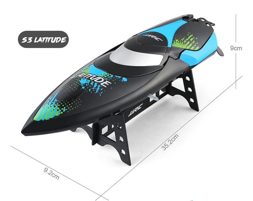 JJRC S1 Pentium/S2 Shark/S3 Latitude 2,4 GHz высокая скорость 25 км/ч RC лодка скоростная лодка 2CH портативный мини пульт дистанционного управления