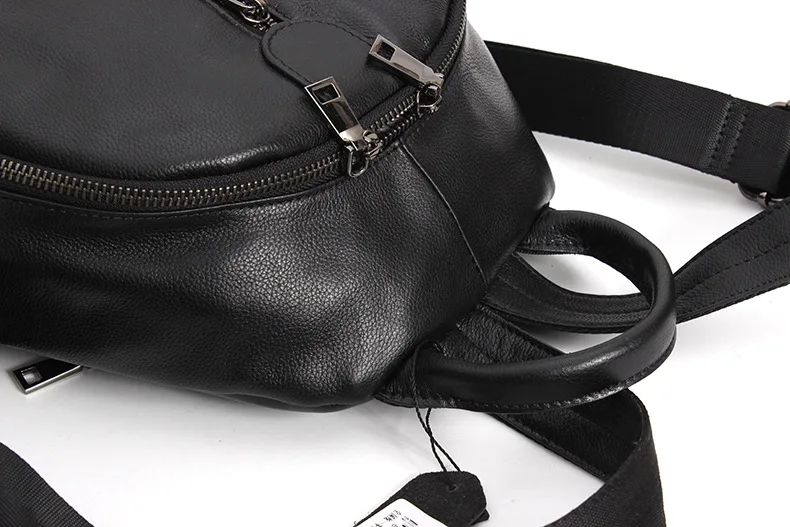 New Leather Ladies Bag Leather Backpack Ladies Travel Backpack