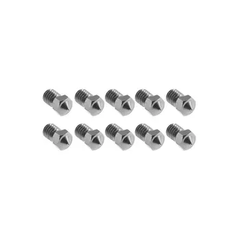 

10Pcs/lot 3D Printer Accessories M6 threaded Nozzle 0.2 0.25 0.3 0.4 0.5 0.6 0.8mm for 1.75mm 3.0mm Filamnet 3D Printer Parts