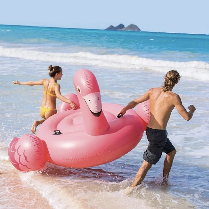 EGOES 56288 218 см гигантский надувной фламинго бассейн поплавок игрушка надувная