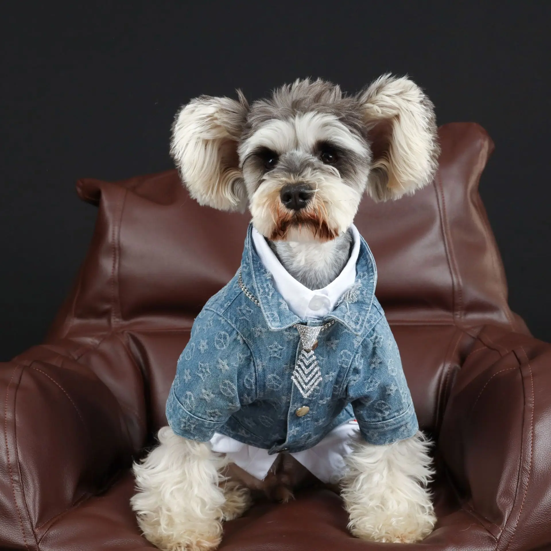 Pet Dog Spring Summer Cowboy Shirt Teddy Schnauzer French Bulldog Shiba Inu  Bichon Dog Clothes - AliExpress