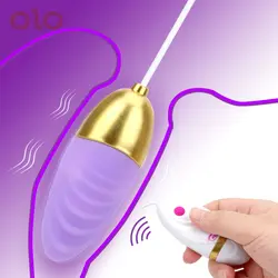 OLO вибрационные яйцо секс-игрушки для женщин пуля вибратор для женской мастурбации клитор стимуляция Вагина массаж 12 Скоростей