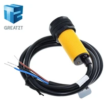 Robô carro inteligente E18-D80NK, obstáculo infravermelho de evitar sensor fotoelétrico, interruptor de proximidade 3-80cm, faixa de detecção ajustável