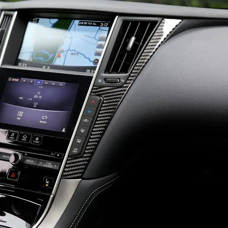 Накладка из углеродного волокна для внутреннего контроля для Infiniti Q50 Q60- U90C