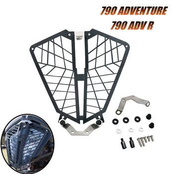 

For KTM 790 Adventure / R ADV DUKE790 All Years Motorcycle Accessories Aluminum Headlight Protection Guard Cover Head Light