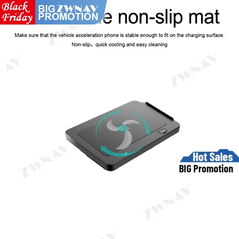QI car infrared fast wireless charger For Toyota RAV4 2016 2017 2018 2019 Wireless Charging Car Phone Holder for iphone/Samsung |