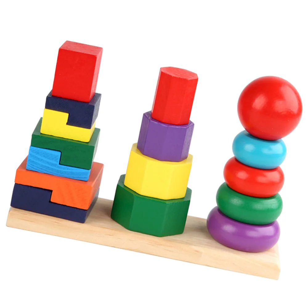 

1 Set Kids Shape Color Cognition Match Toy Creative Educational Geometry Match Toy Shape Color Match Toy for Parent-child Intera