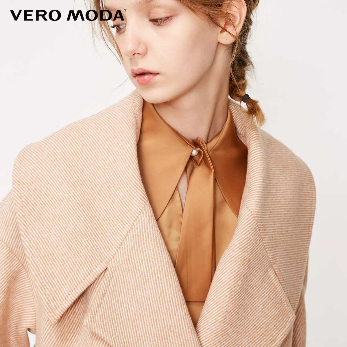 Vero Moda женское двубортное пальто с лацканами | 318327565