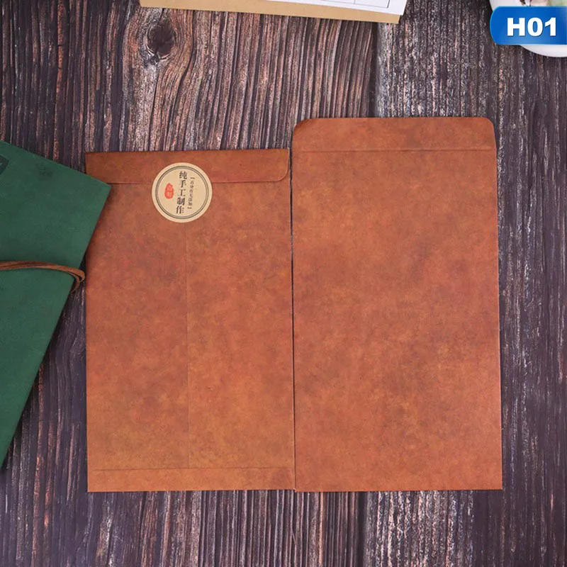 1 Винтаж конверт 10 шт./компл. Творческий крафт Бумага конверты DIY декоративный конверт маленькая Бумага школьные канцелярские принадлежности - Цвет: 1