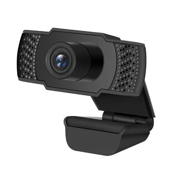 

HD 1080P PC Networks USB Camera Built in Microphones for Laptops Desktops Computer New AUG889