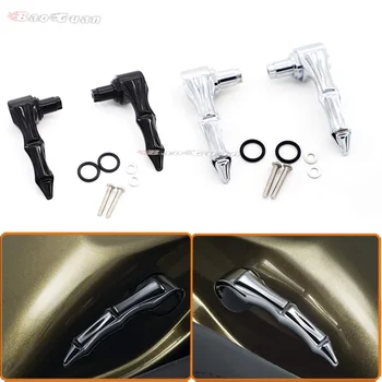 

hrome Saddlebag Latch Handles for 2014-2019 Harley Davidson Electra Glides, Road Glides, Road Kings & Street Glides