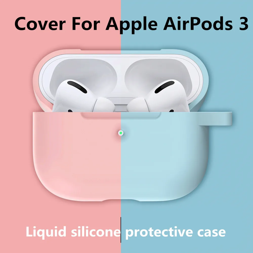 

8 Colors Silicone Case for Airpods Pro Protective Sleeve Apple Headphones Airpods 3rd Generation Sleeve Liquid Cover Shell