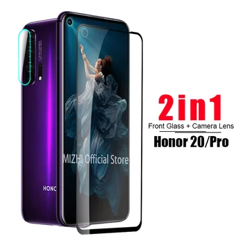 

2 in 1 Protective Glass Honor 20 Pro Camera Lens Tempered Glass For Huawei Honor20 Honer 20Pro 20s YAL-AL10 trempe verre glass