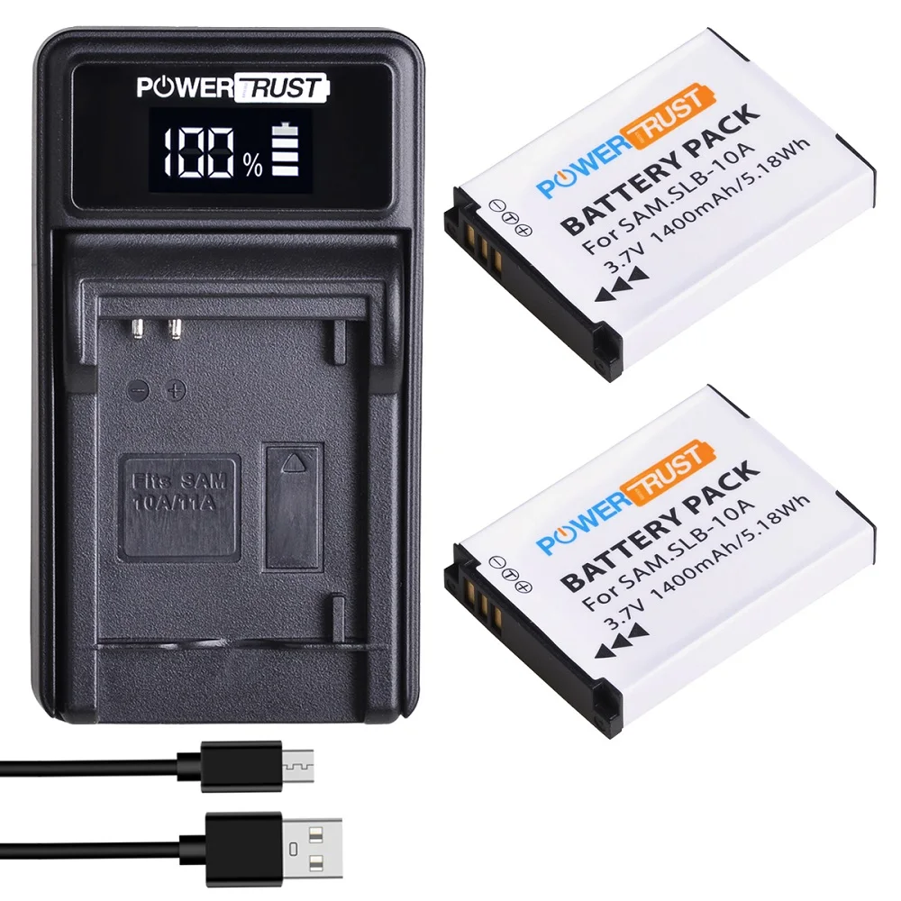 SLB10ABatteryChargerforSamsungEX2FHZ15WSL202SL420SL620SL820
