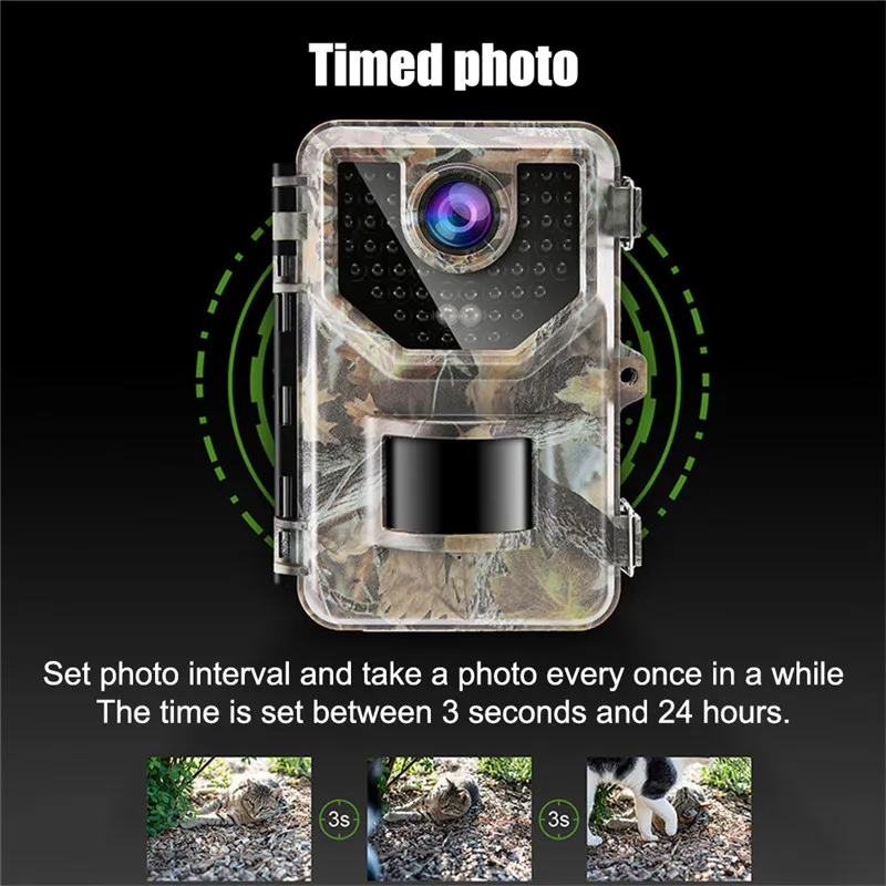 

Night Vision Hunting Camera Motion Activated Waterproof Hunting Scouting Cam Nature Field Night Vision Outdoor Wildlife Camera