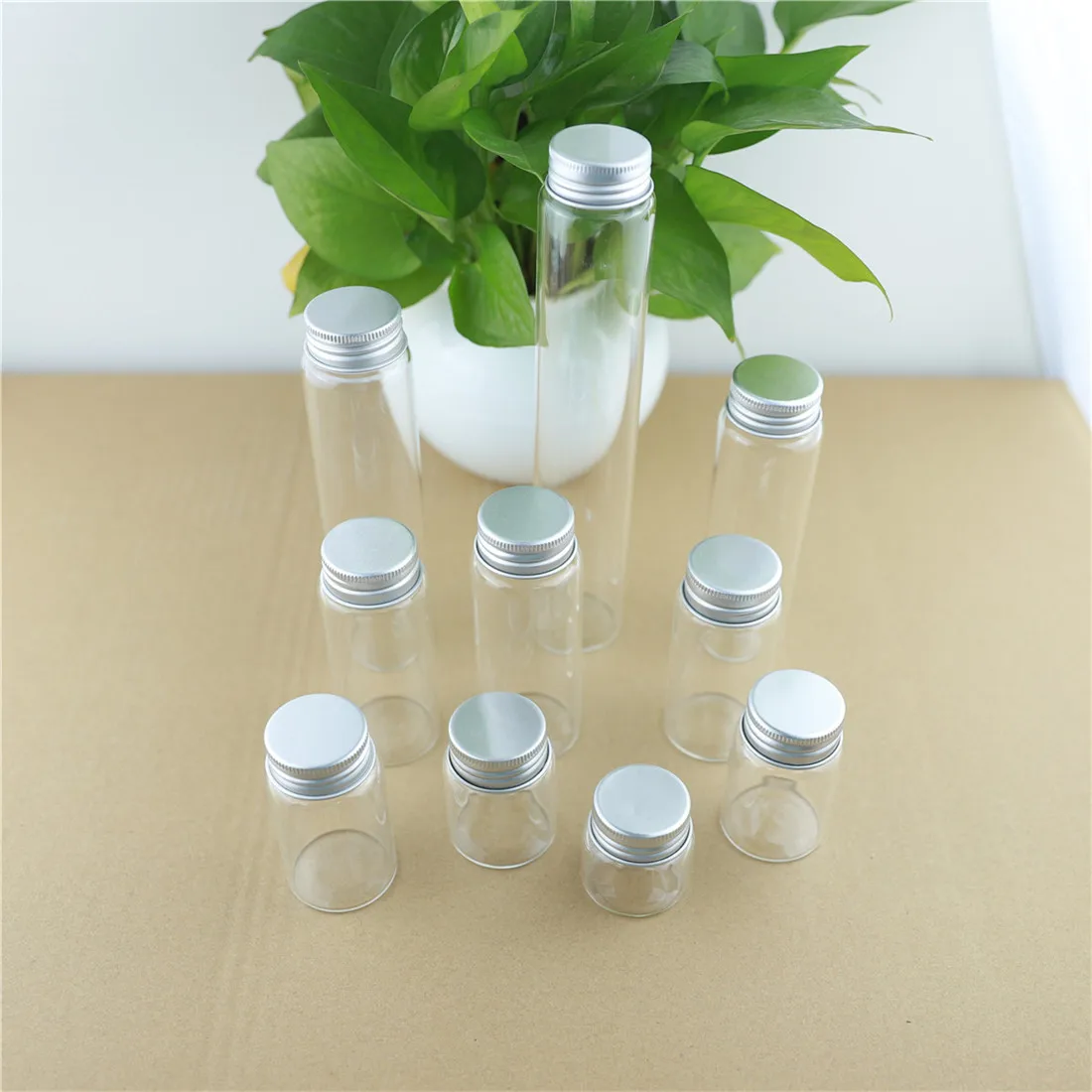 48 Pieces 37*50mm 30ml Glass Jars Bottle Test Tube Empty Jar Container Small  Vial Glass Bottle Spice Storage Jars Containers - Storage Bottles & Jars -  AliExpress