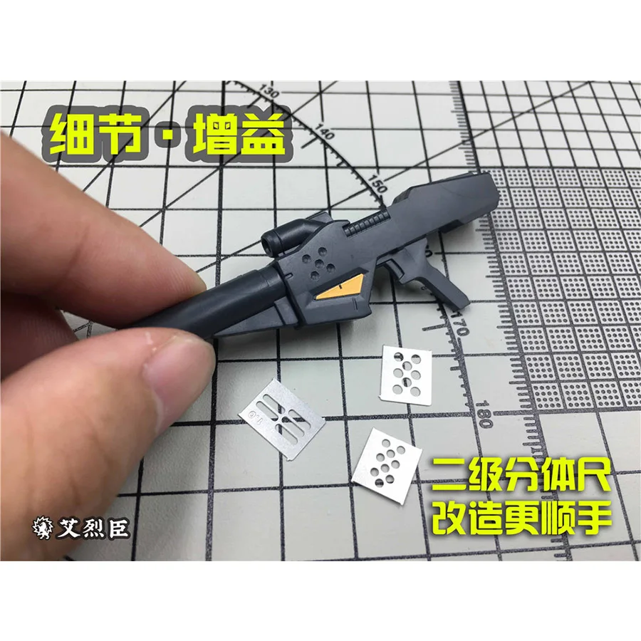 Alexen AJ0090 Scriber Line Tools Carving Auxiliary Ruler for Gundam Model Hobby Craft 13in1